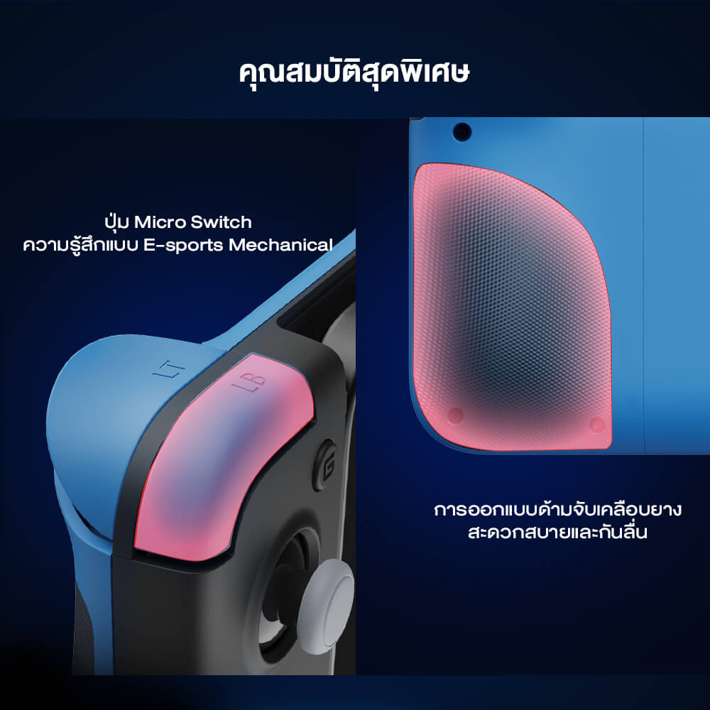 จอยเกมไร้สาย GAMESIR X2S BLUETOOTH - สีดำ